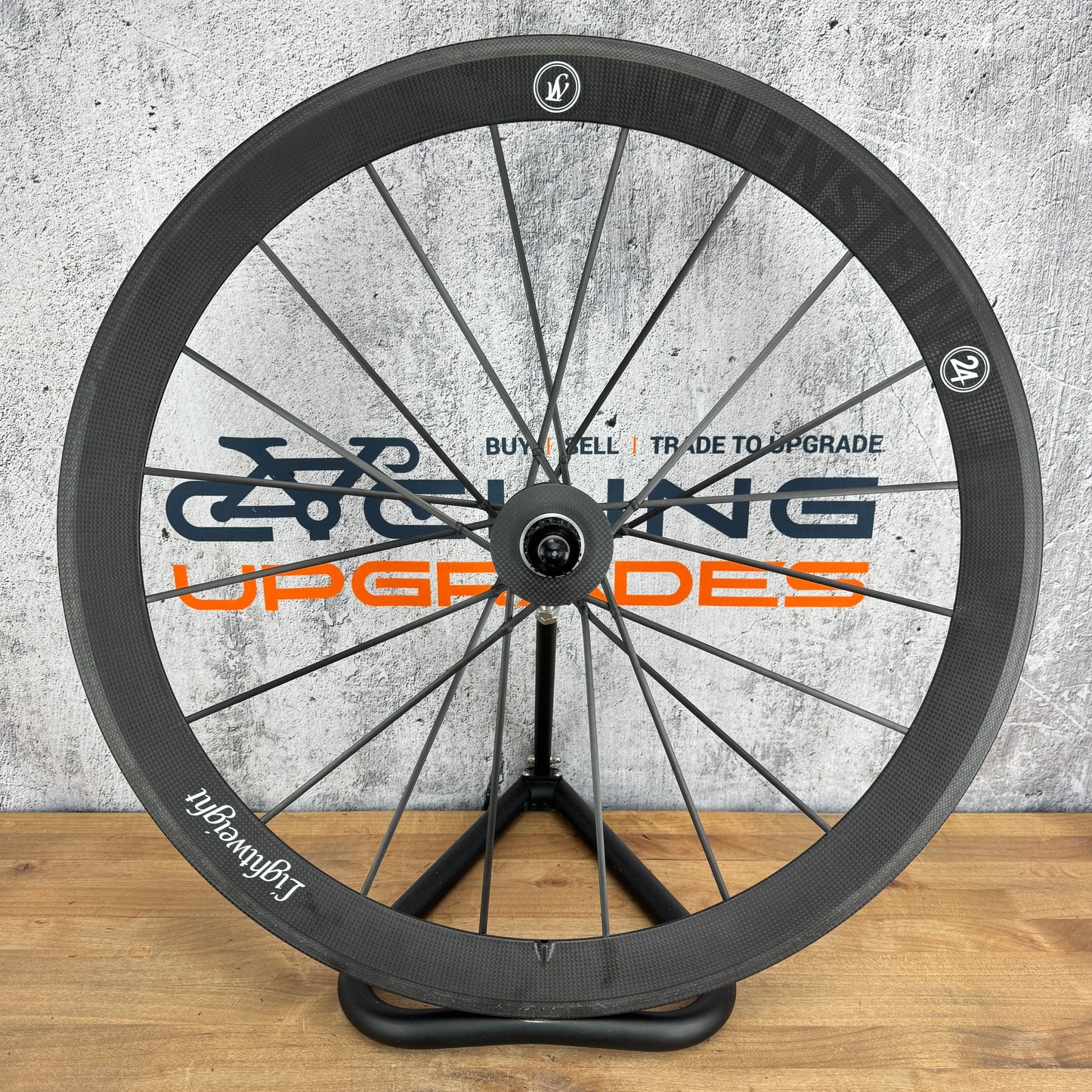 Lightweight Meilenstein 24E Carbon Clincher Rear Wheel 700c Rim Brake 738g