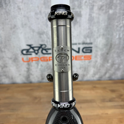 2002 Seven Cycles Odonata 51cm Rim Brake Carbon Titanium Frameset 700c 1671g