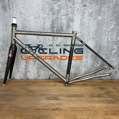 2002 Seven Cycles Odonata 51cm Rim Brake Carbon Titanium Frameset 700c 1671g