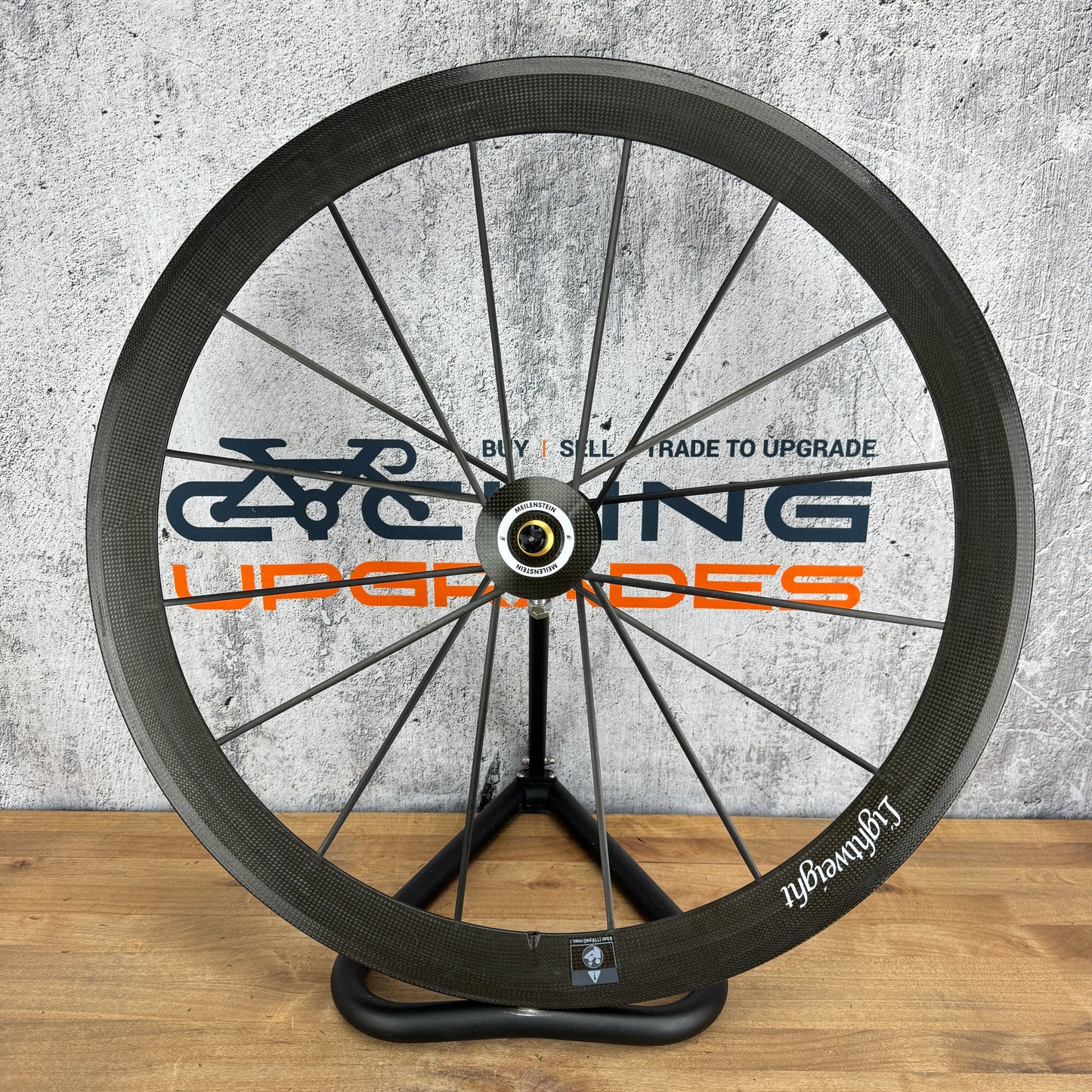 Lightweight Meilenstein Carbon Clincher Front Wheel 700c Rim Brake 547g