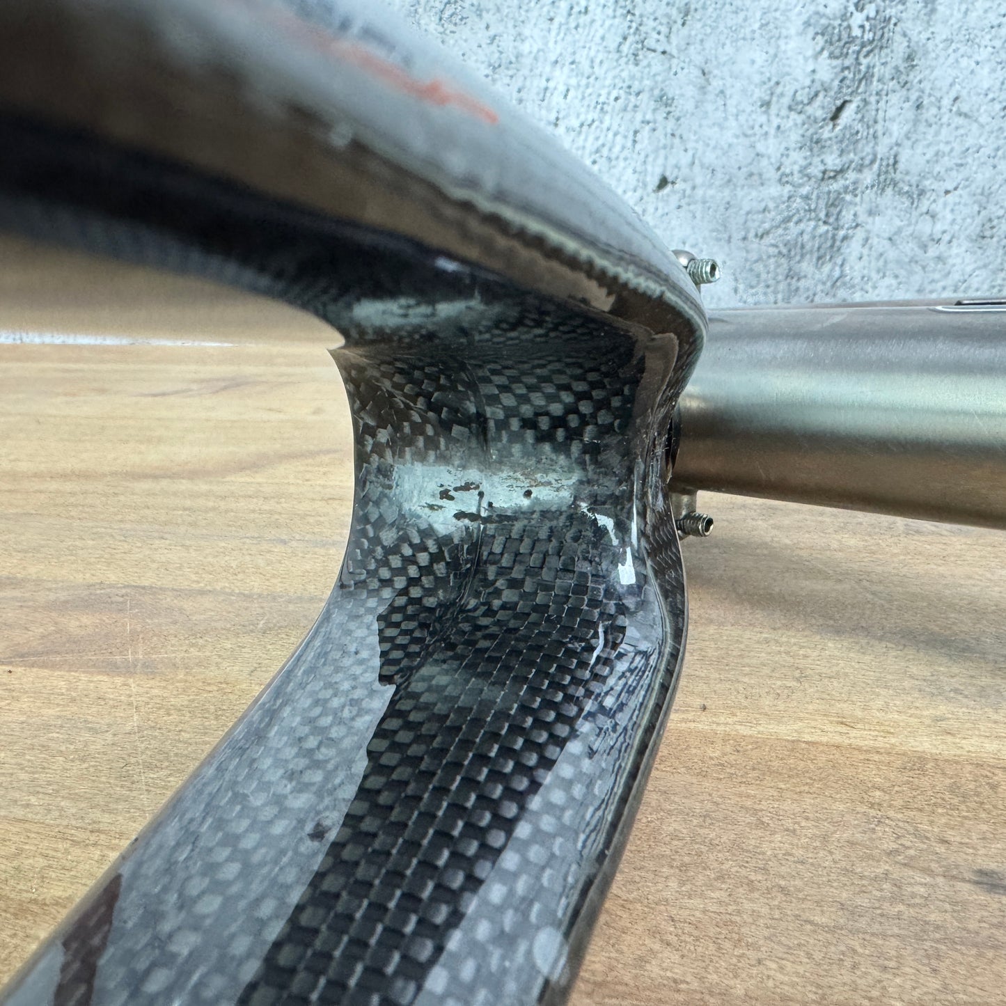 2002 Seven Cycles Odonata 51cm Rim Brake Carbon Titanium Frameset 700c 1671g