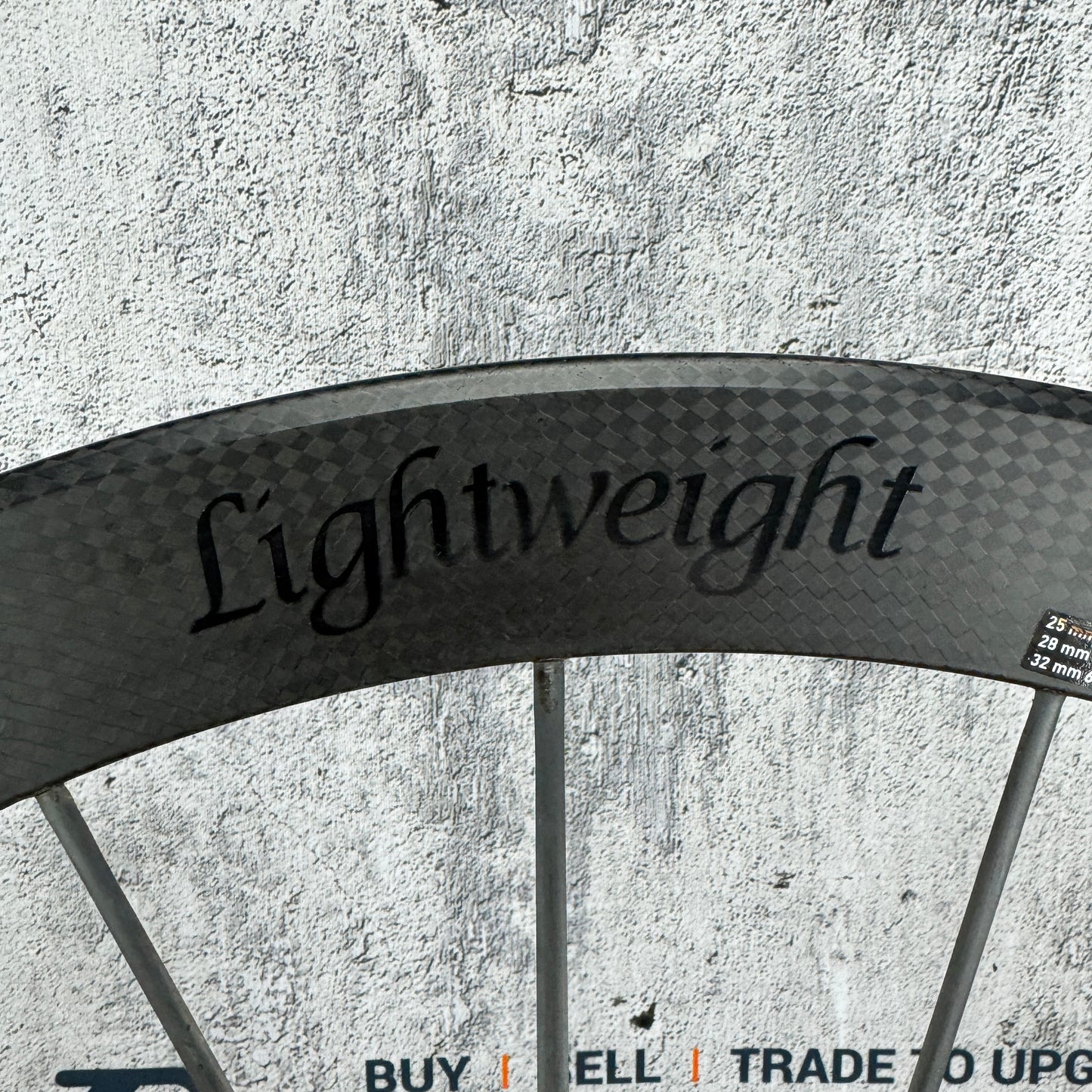 Lightweight Obermayer EVO Schwarz Carbon Tubeless Disc Front Wheel Ceramicspeed