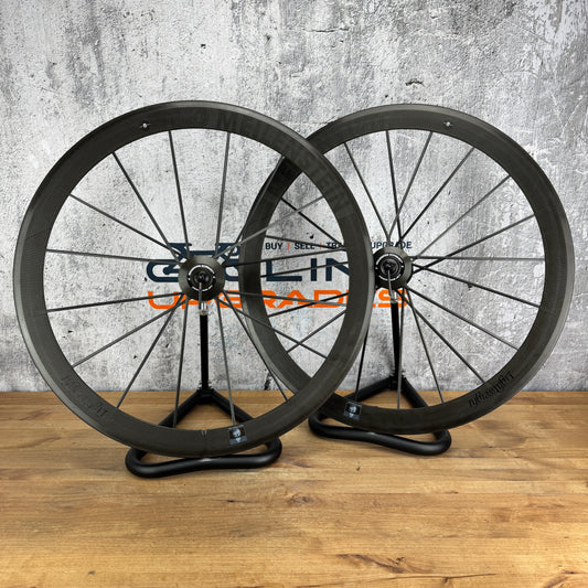 Lightweight Meilenstein Schwarz Carbon Clincher Wheelset 700c Rim Brake 1219g