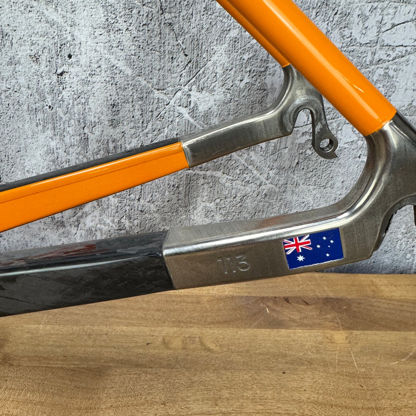 Mint! Bastion Road 54cm Rim Brake Carbon Titanium Frameset 700c 1864g