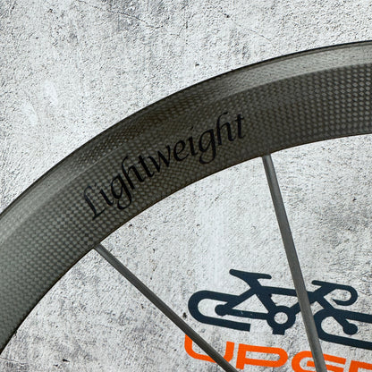 Lightweight Meilenstein Schwarz Carbon Clincher Wheelset 700c Rim Brake 1219g