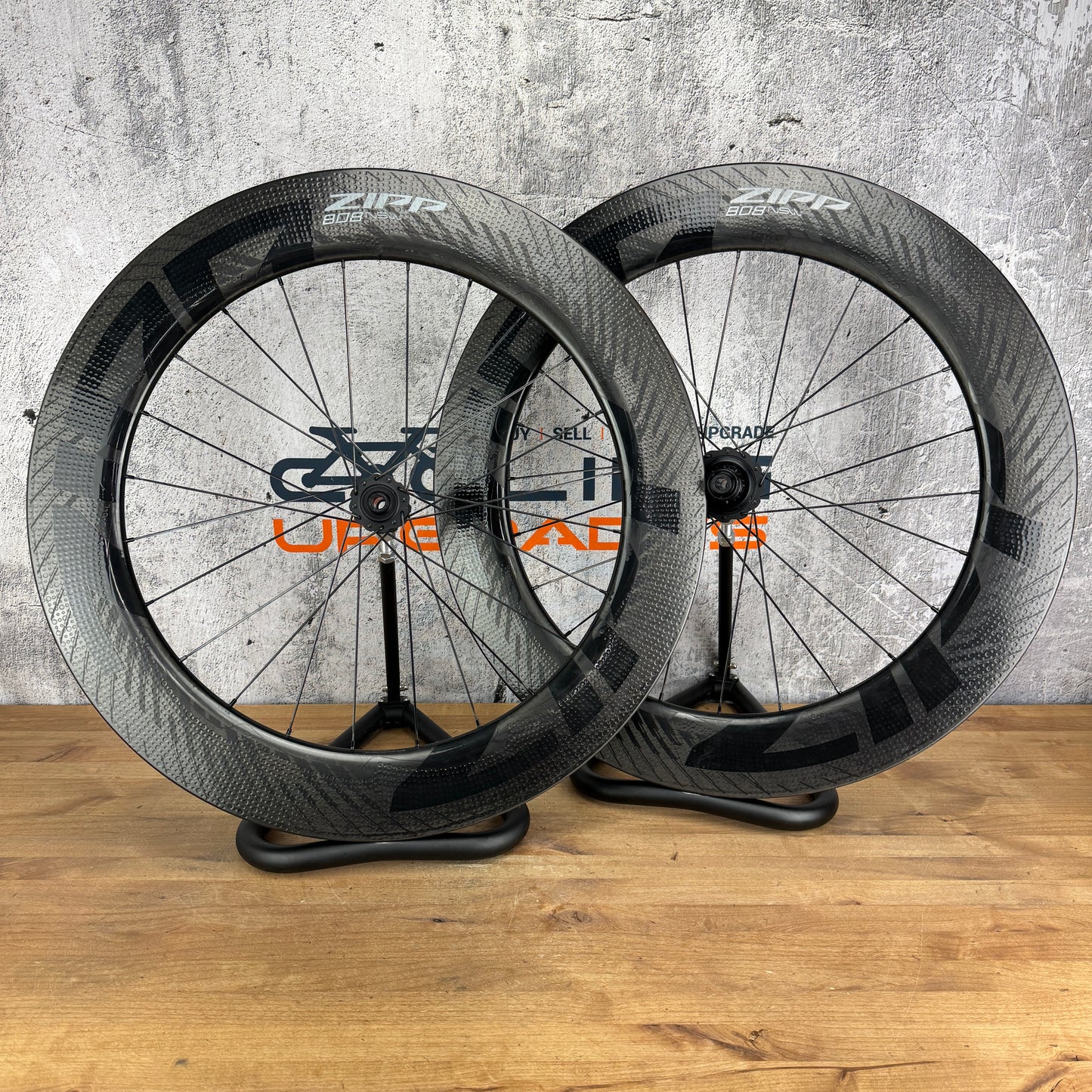 Low Mile! Zipp 808 NSW Carbon Tubeless Disc Brake Wheelset 700c 1900g TT/Triathlon