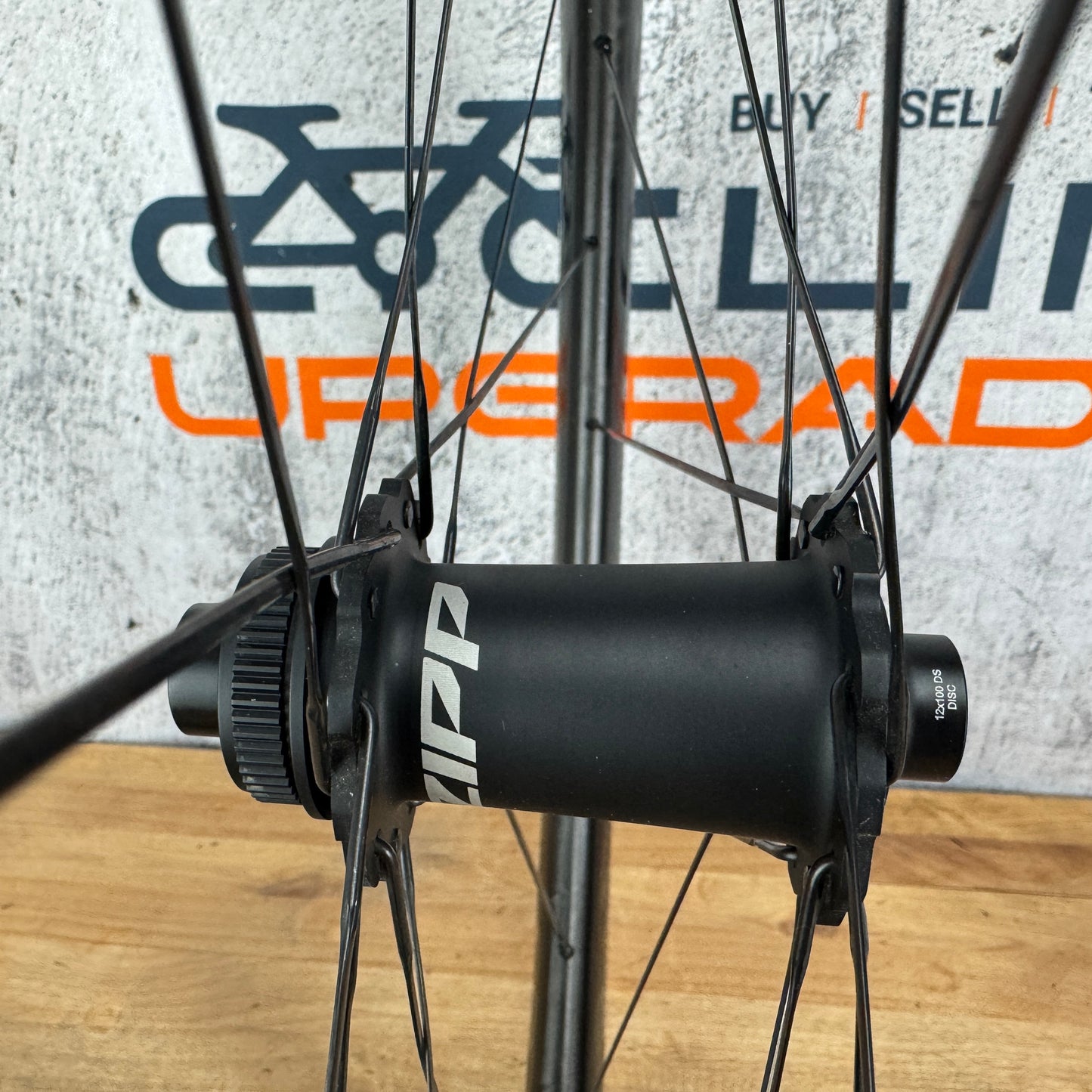 Low Mile! Zipp 808 NSW Carbon Tubeless Disc Brake Wheelset 700c 1900g TT/Triathlon