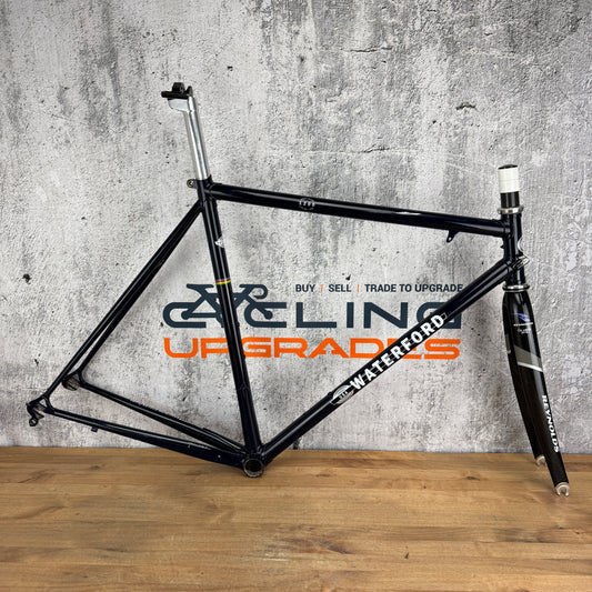 Waterford 1200 55x53 Rim Brake Lugged Steel Frameset 700c Ouzo Pro Carbon Fork