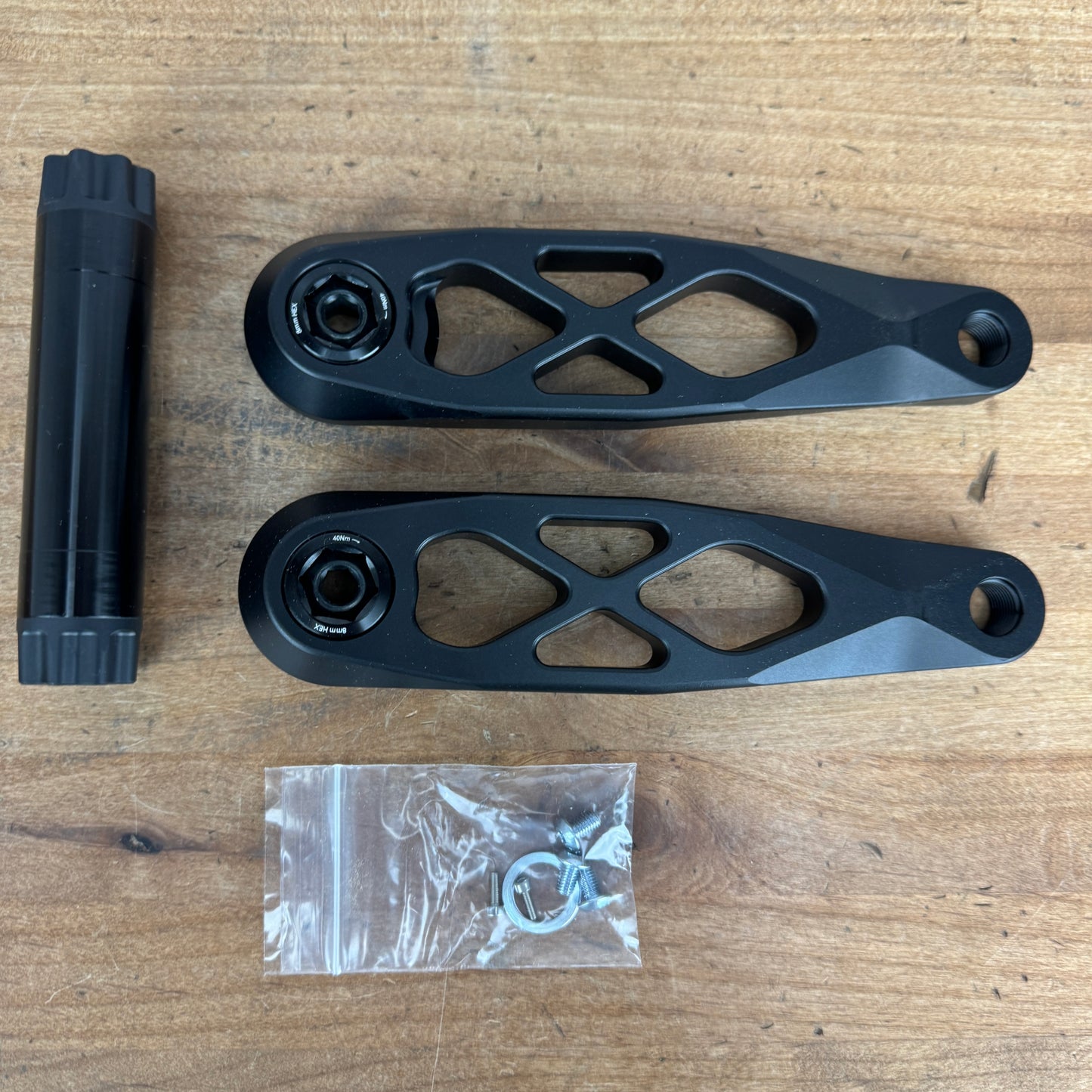 New! 5DEV R-Spec 165mm Trail/Enduro Mountain Bike Black Crankset 625g