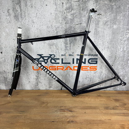 Waterford 1200 55x53 Rim Brake Lugged Steel Frameset 700c Ouzo Pro Carbon Fork