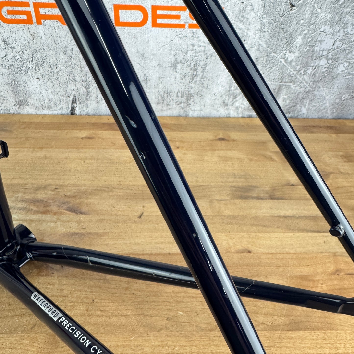 Waterford 1200 55x53 Rim Brake Lugged Steel Frameset 700c Ouzo Pro Carbon Fork