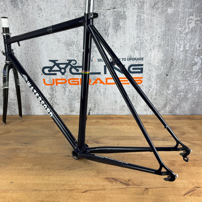 Waterford 1200 55x53 Rim Brake Lugged Steel Frameset 700c Ouzo Pro Carbon Fork