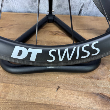 Low Mile! DT Swiss ARC 1100 Dicut Carbon Tubeless Wheelset 700c Rim Brake 1540g