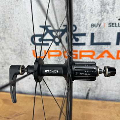 Low Mile! DT Swiss ARC 1100 Dicut Carbon Tubeless Wheelset 700c Rim Brake 1540g