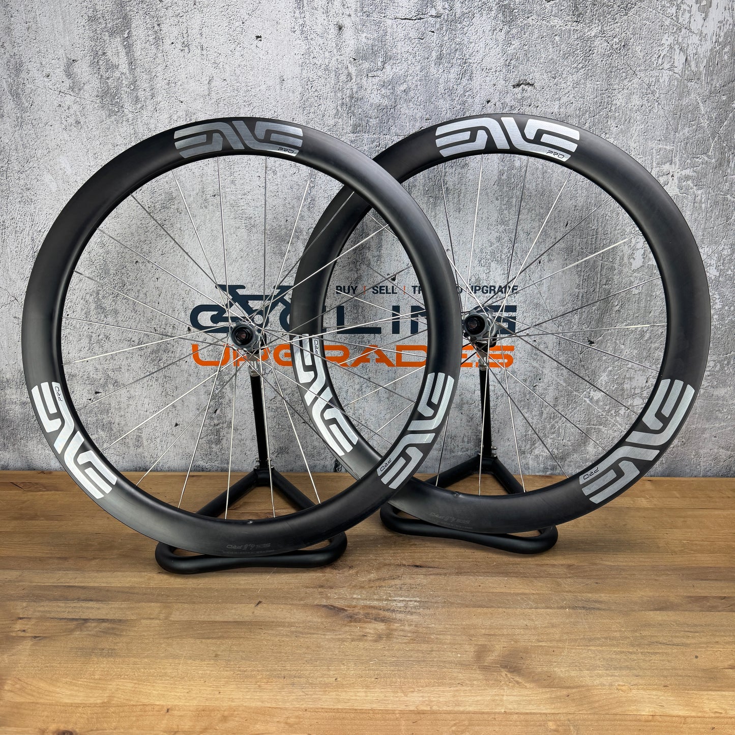 New Takeoff! Enve SES 4.5 Pro Silver Carbon Tubeless Disc Brake Wheelset 700c 1314g