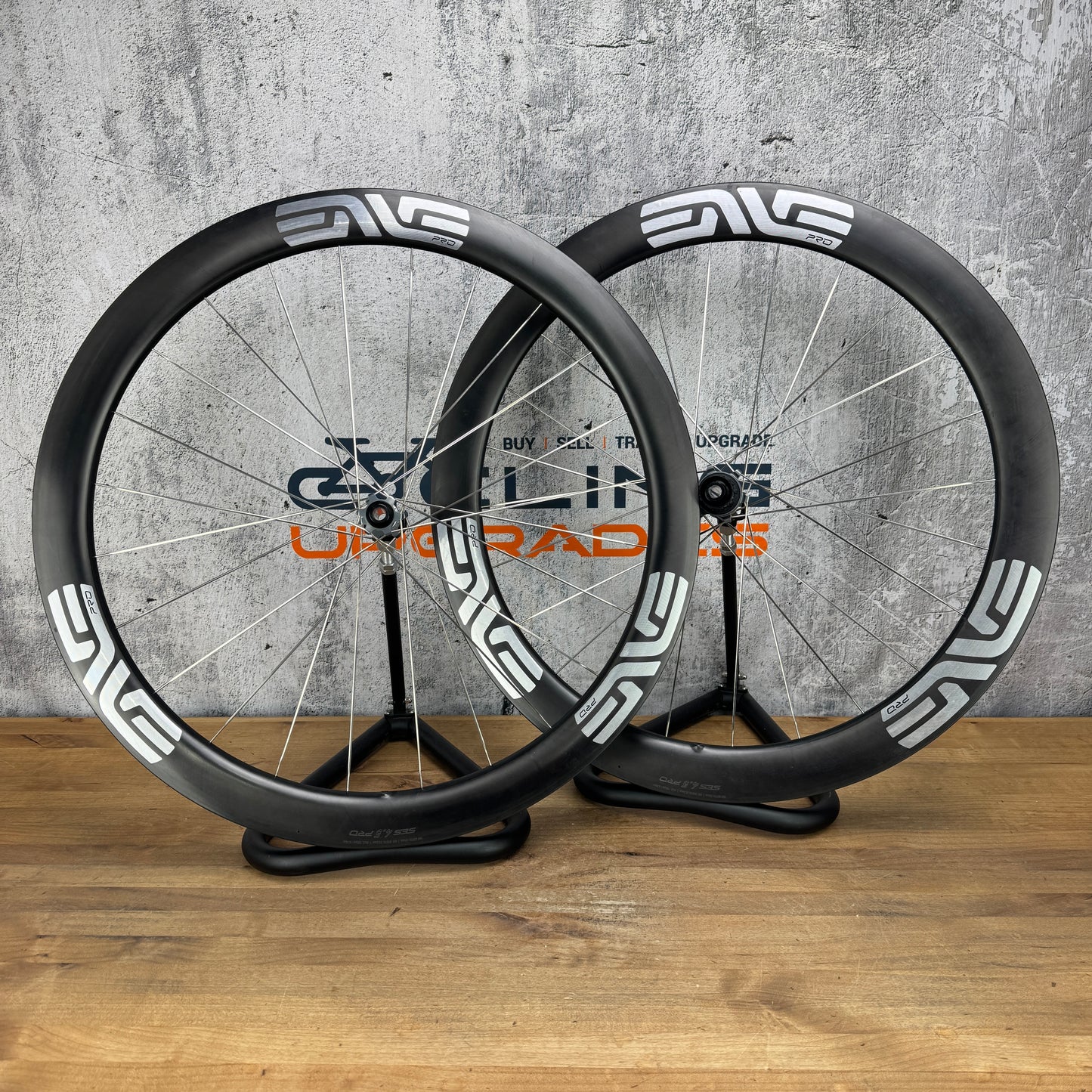 New Takeoff! Enve SES 4.5 Pro Silver Carbon Tubeless Disc Brake Wheelset 700c 1314g