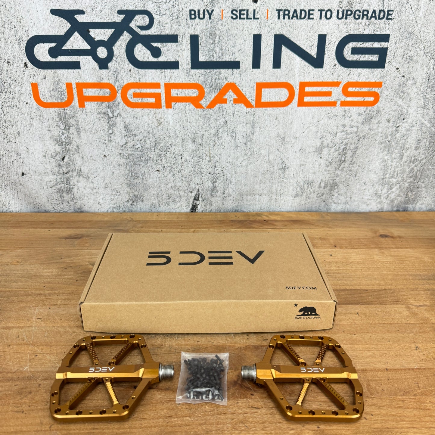 New! 5DEV Trail/Enduro Pedal Kash Alloy MTB Mountain Bike Pedals 343g