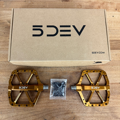 New! 5DEV Trail/Enduro Pedal Kash Alloy MTB Mountain Bike Pedals 343g