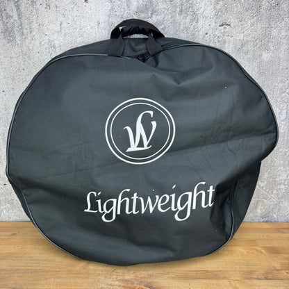 Low Mile! Lightweight Meilenstein Obermayer Schwarz Carbon Tubular Wheelset 949g