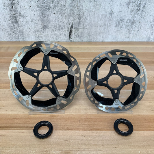 Low Mile! Shimano XTR RT-MT900 180/160mm Disc Brake Brake Rotors 252g