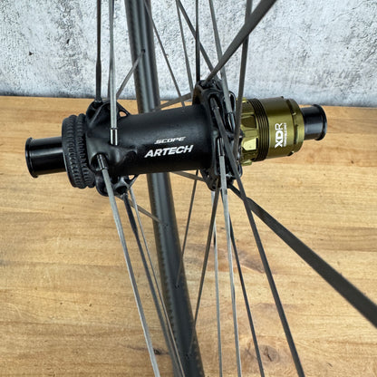 New! Scope Artech 4.A Carbon Disc Brake Road Bike Wheelset 700c 1200g