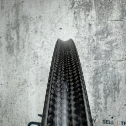 Low Mile! Lightweight Meilenstein Obermayer Schwarz Carbon Tubular Wheelset 949g