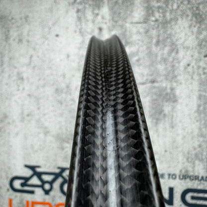 Low Mile! Lightweight Meilenstein Obermayer Schwarz Carbon Tubular Wheelset 949g