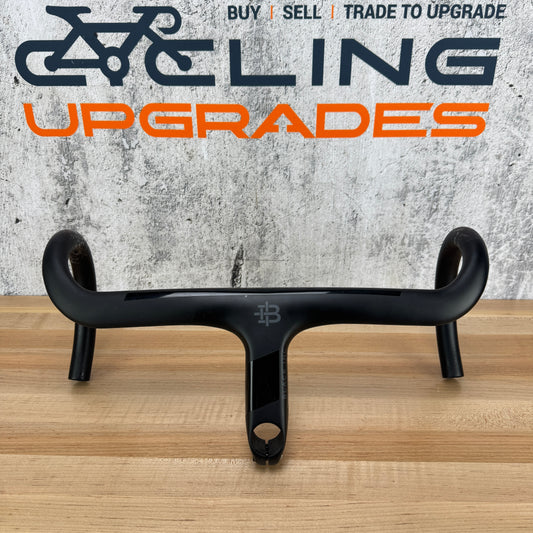 Low Mile! Black Inc Barstem Carbon 120mm x 42cm -6 Degrees Integrated Handlebar