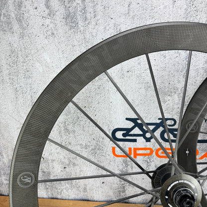 Lightweight Meilenstein EVO Schwarz Carbon Tubeless Disc Wheelset 700c 1394g