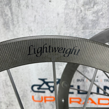 Lightweight Meilenstein EVO Schwarz Carbon Tubeless Disc Wheelset 700c 1394g