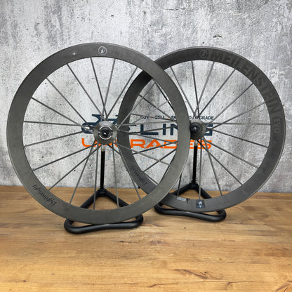 Lightweight Meilenstein EVO Schwarz Carbon Tubeless Disc Wheelset 700c 1394g