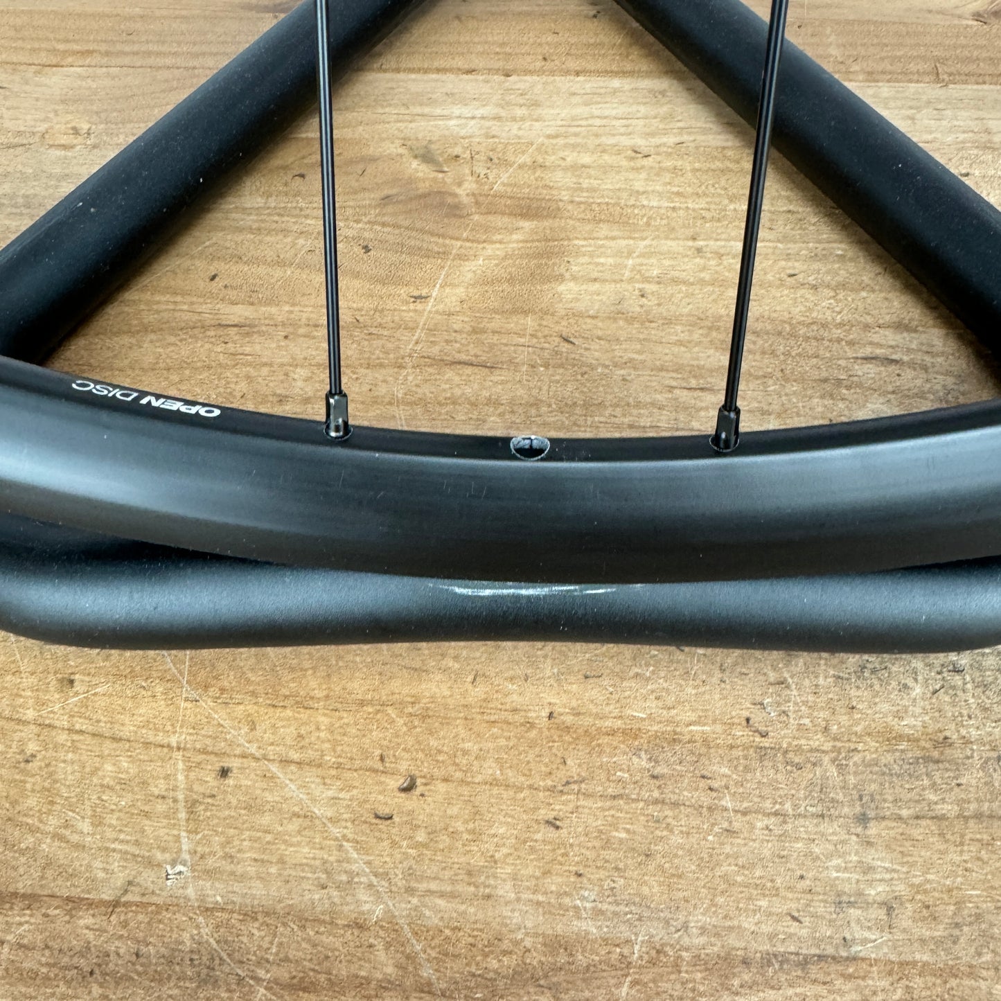 Mint! Mavic Open Alloy Clincher Center Lock Disc Brake Wheelset 