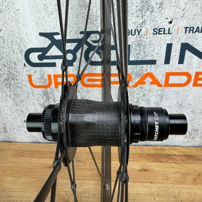 Lightweight Meilenstein EVO Schwarz Carbon Tubeless Disc Wheelset 700c 1394g