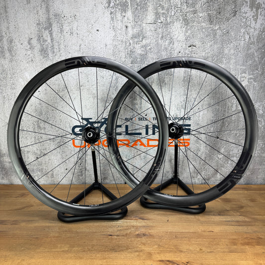 Low Mile! Enve SES 3.4 Carbon Tubeless Disc Wheelset 700c Chris King R45D 1503g