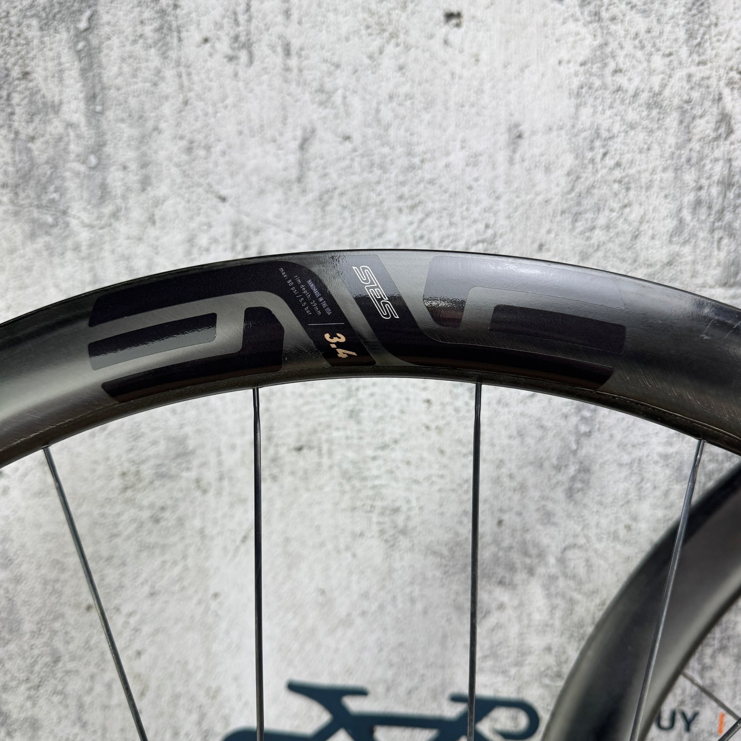 Low Mile! Enve SES 3.4 Carbon Tubeless Disc Wheelset 700c Chris King R45D 1503g