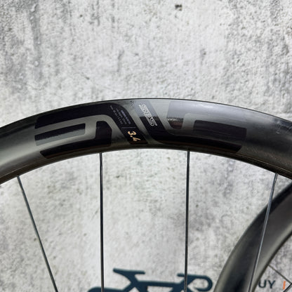 Low Mile! Enve SES 3.4 Carbon Tubeless Disc Wheelset 700c Chris King R45D 1503g
