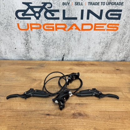 New Takeoff! SRAM Code Stealth Silver 4-Piston MTB Brakeset w/ Calipers MSRP $540