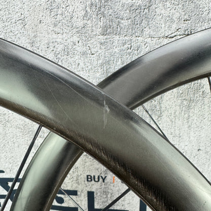Low Mile! Enve SES 3.4 Carbon Tubeless Disc Wheelset 700c Chris King R45D 1503g
