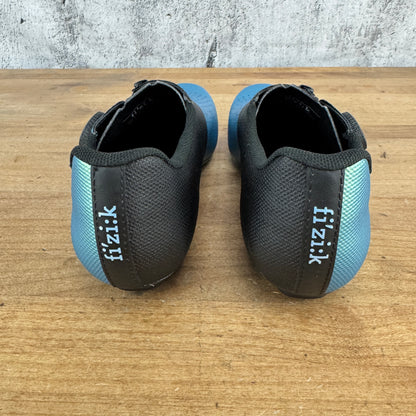Fizik Tempo Decos Men's 40 EU Iridiscent Blue Carbon BOA 3-Bolt Cycling Shoes