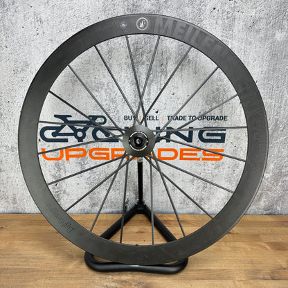 Lightweight Meilenstein EVO Schwarz Carbon Tubeless Disc Front Wheel 700c 666g