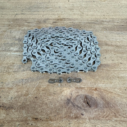 Low Mile YBN Nitride 116 Links 12-Speed Silver Bike Chain
