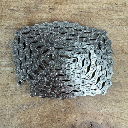 Low Mile YBN Nitride 116 Links 12-Speed Silver Bike Chain