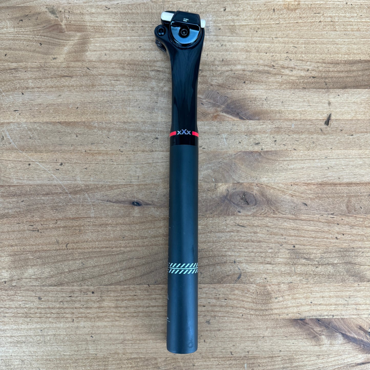 Light Use! Bontrager XXX 350mm x 31.6mm Zero Offset Carbon Bike Seatpost 215g