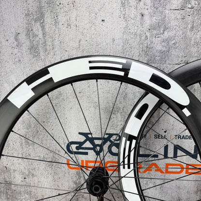 Low Mile! HED Vanquish Pro V62 Carbon Tubeless Disc Wheelset 700c 1740g