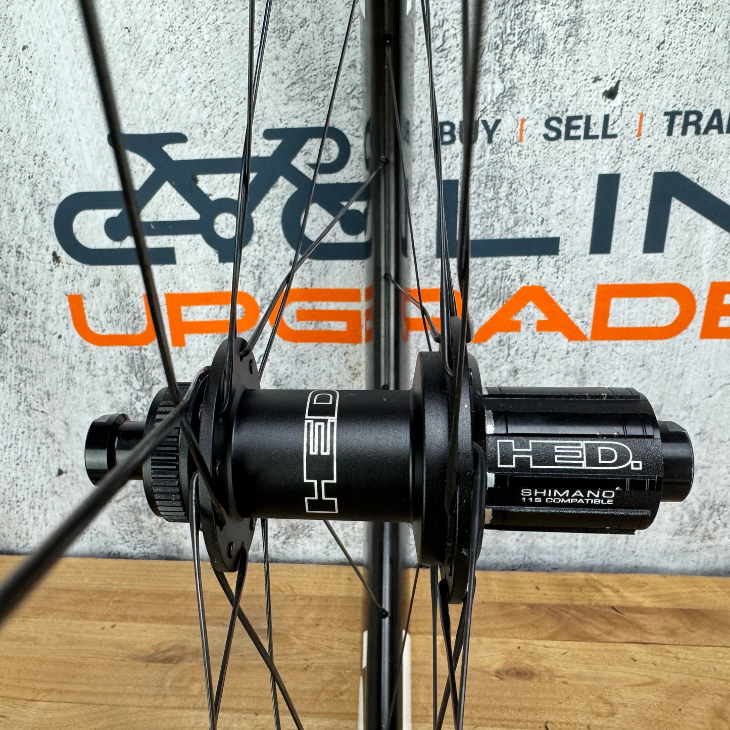 Low Mile! HED Vanquish Pro V62 Carbon Tubeless Disc Wheelset 700c 1740g