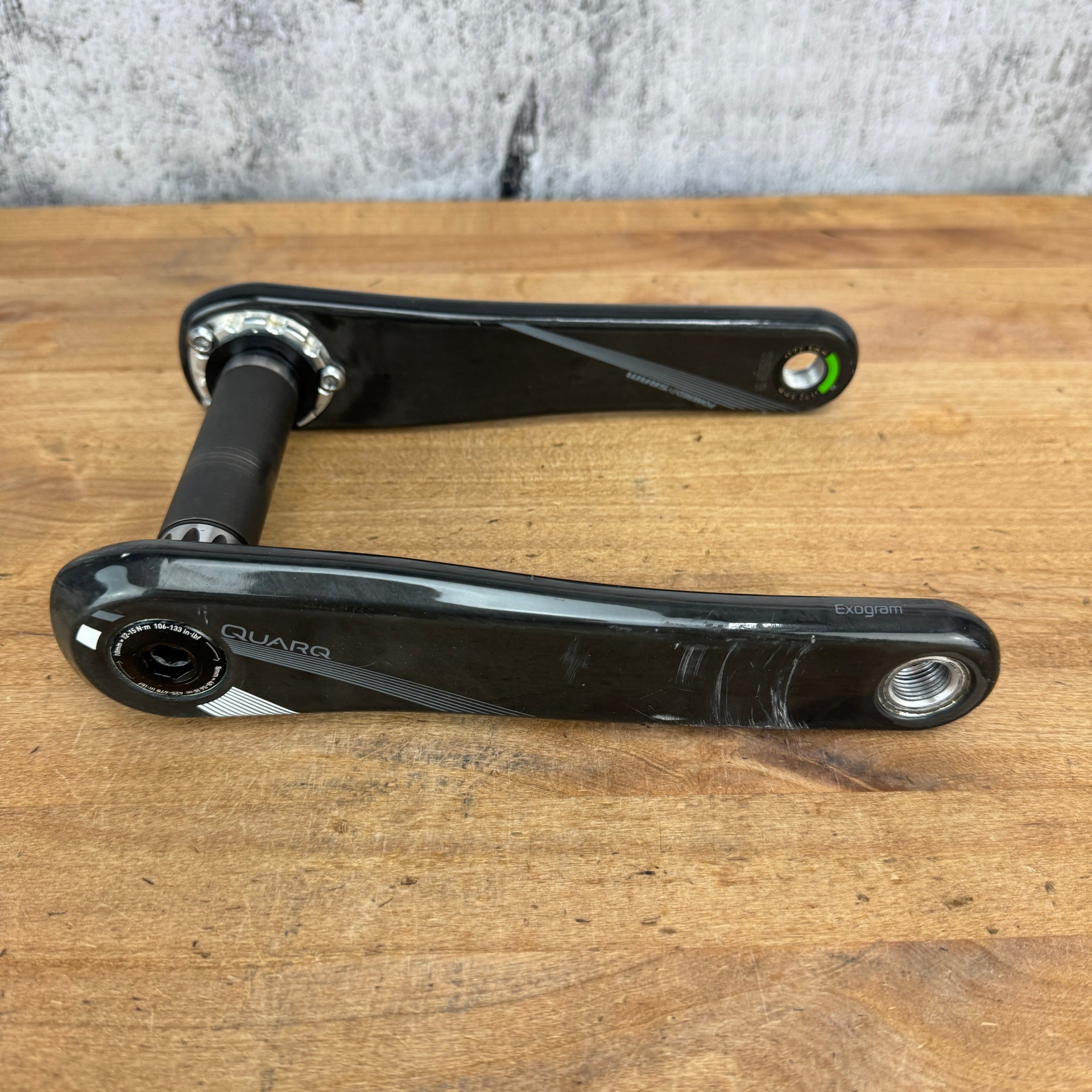 SRAM Quarq Exogram Carbon GXP 3-Bolt Bike Crank Arms 432g