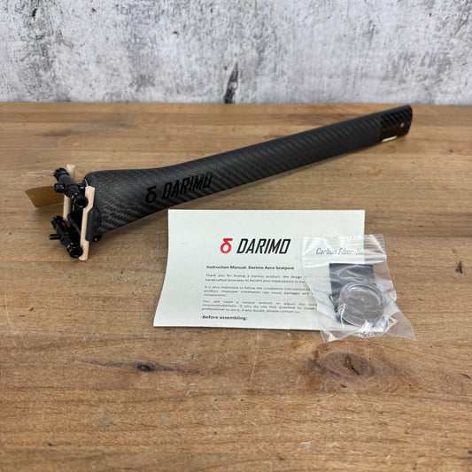 New! Darimo 380mm Aero Carbon Seatpost for Specialized Tarmac SL8 114g