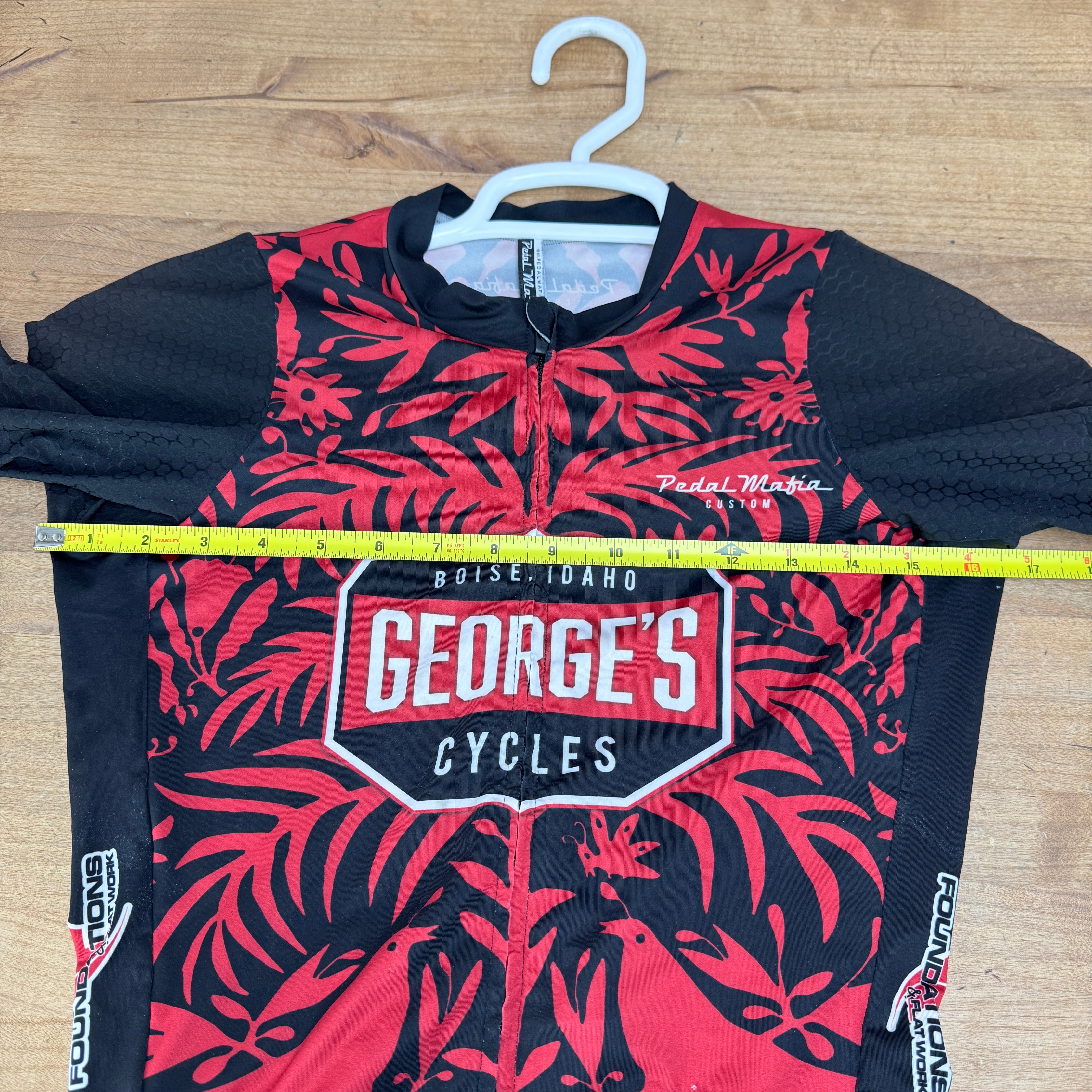 Pedal Mafia George's Cycles Short Sleeve Mens XXS Cycling Jersey