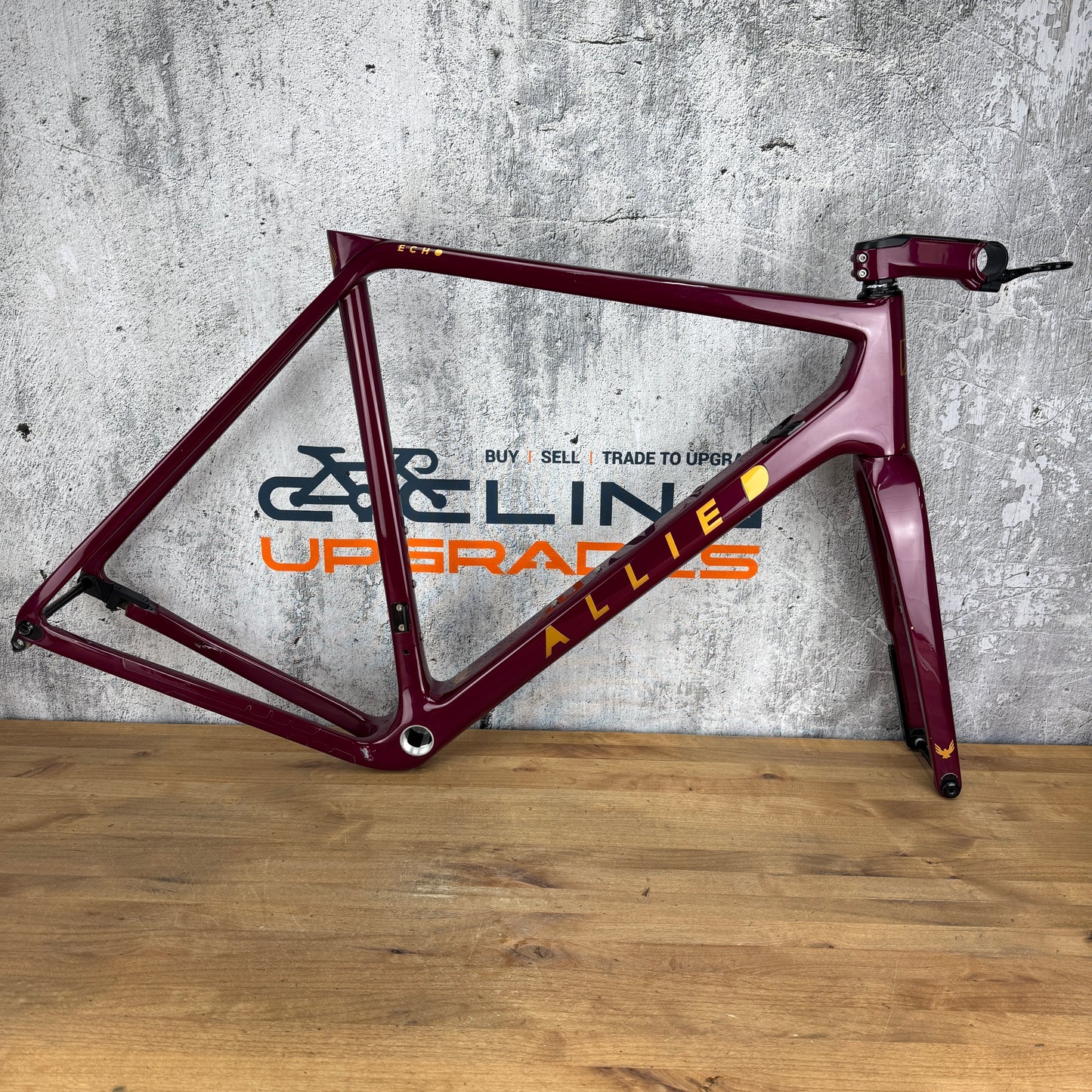 2023 Allied Echo Medium Carbon Disc Brake Frameset 700c 2018g