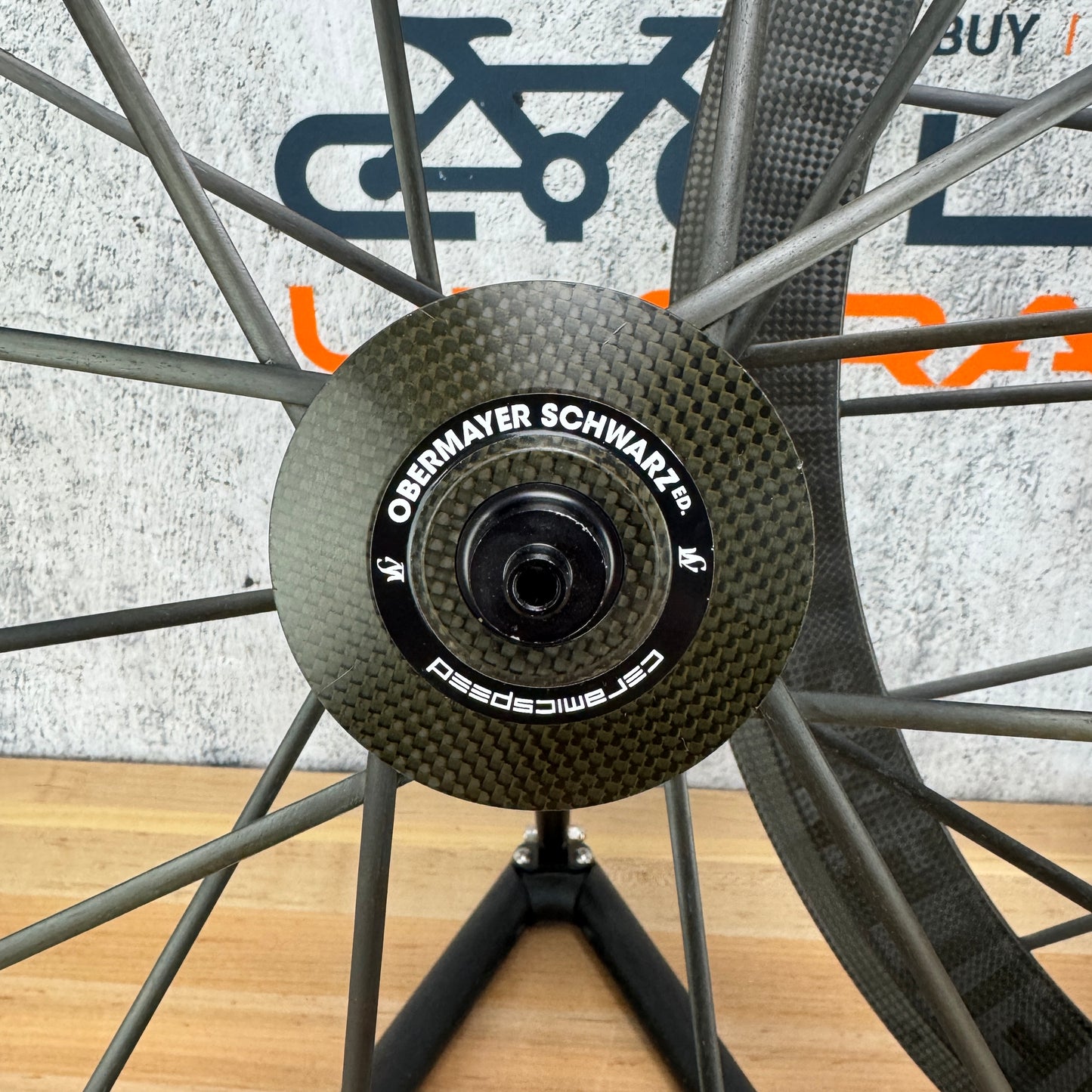 New! Lightweight Meilenstein Obermayer Schwarz Carbon Tubular Wheelset Rim Brake